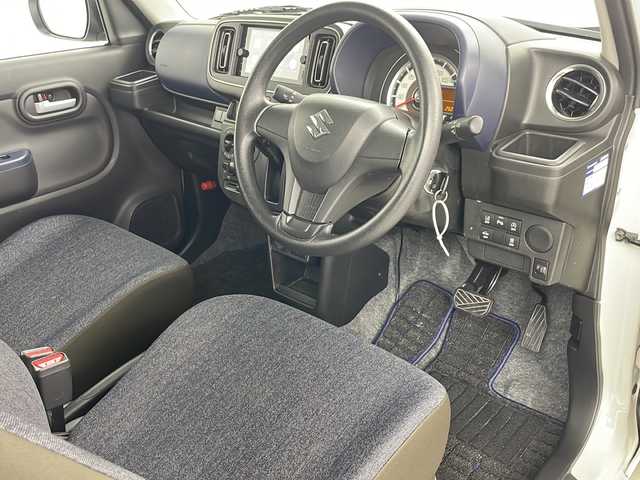 スズキ アルト ハイブリッドS 道央・札幌 2022(令4)年 2.5万km ソフトベージュメタリック ・4WD/・社外ディスプレイオーディオ&BT&AUX&Apple Car Play&Android Auto/・スズキセーフティサポート/・前席シートヒーター/・ドアミラーヒーター/・アイドリングストップ/・オートライト/・オートマチックハイビーム