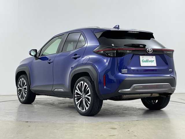 トヨタ ヤリスクロス Z アドベンチャー 道央・札幌 2022(令4)年 2.7万km ダークブルーマイカM ・4WD/寒冷地仕様/・純正ディスプレイ7 ナビ  /・BT/USB(Applecarplay)/・パノラミックビューモニター/・トヨタセーフティセンス/・パワーバックドア/・レーダークルーズコントロール/・ハーフレザーシート/・シートヒーター/パワーシート/・LEDヘッドライト/オートハイビーム/・ダウンヒルアシスト/・ルーフレール/・ETC/・18インチ純正AW