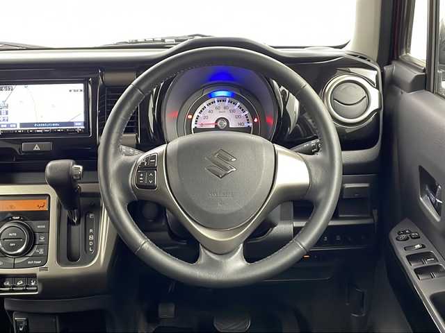 スズキ ハスラー Jスタイル Ⅱ 栃木県 2016(平28)年 10.6万km フェニックスレッドパール/ブルーイッシュブラックパール 社外ナビ/（BT/フルセグ/CD/DVD/AM/FM）/衝突軽減システム　/横滑り防止　/車線逸脱抑制機能　/アイドリングストップ/ダウンヒルアシストコントロール　/前席シートヒーター　/ＥＴＣ　/ドライブレコーダー　/純正アルミホイール　/純正フロアマット/ステアリングスイッチ/電動格納ミラー/プッシュスタート/スマートキー/スペアキー