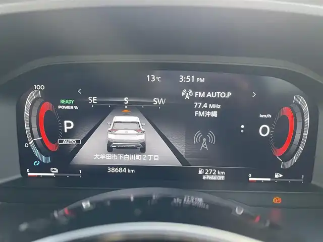 日産 エクストレイル X e－4ORCE 福岡県 2022(令4)年 3.9万km ダイヤモンドブラック プロパイロット/純正ディスプレイオーディオ/（BT/フルセグ）/アラウンドビューモニター/Bカメラ/フロントカメラ/サイドカメラ/LEDヘッドライト/オートライト/D席パワーシート/DN席シートヒーター/横滑り防止装置/コーナーセンサー/盗難防止装置/ダウンヒルアシストコントロール/衝突被害軽減システム/ドライブレコーダー/ビルトインETC/スマートキー/保証書/取扱説明書