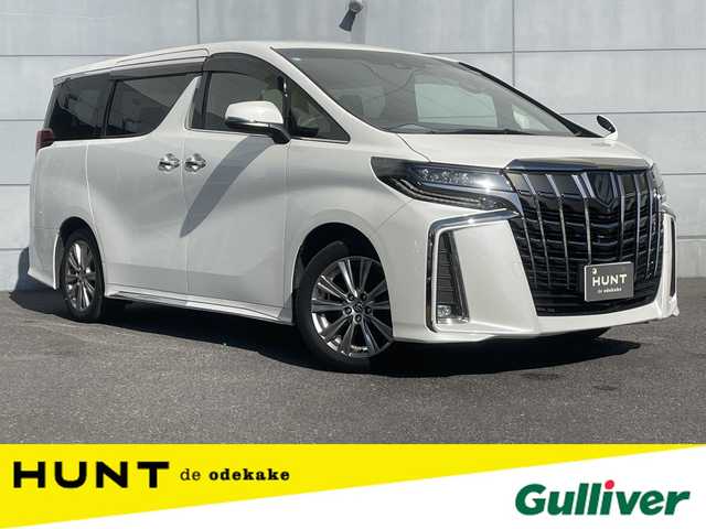 トヨタ アルファード S タイプゴールドⅡ 千葉県 2021(令3)年 4.6万km ホワイトパールクリスタルシャイン トヨタセーフティセンス/・衝突軽減ブレーキ/レーンキープアシスト/・レーダークルーズコントロール/オートハイビーム/・クリアランスソナー/標識認識/純正フリップダウンモニター/純正9インチディスプレイナビ/・フルセグ/BT/USB/カープレイ/バックカメラ/ステアリングスイッチ/ETC/両側パワースライドドア/MTモード/電動パーキングブレーキ/ハーフレザーシート/ステアリングヒーター/LEDヘッドライト/オートライト/フォグライト/スマートキー/プッシュスタート/純正フロアマット/純正18インチAW