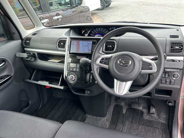 ダイハツ タント X VS SAⅢ 沖縄県 2019(平31)年 0.9万km ライトローズマイカメタリックⅡ 純正ナビ/CD/DVD/BT/フルセグＴＶ/アラウンドビューモニター/バックカメラ/両側パワースライドドア/ＬＥＤオートライト/シートヒーター/純正１４インチアルミホイール/ドライブレコーダー/後方コーナーセンサー/アイドリングストップ/オートマチックハイビーム/横滑り防止装置/衝突被害軽減システム/リアロールサンシェード/電格ミラー/ワンオーナー