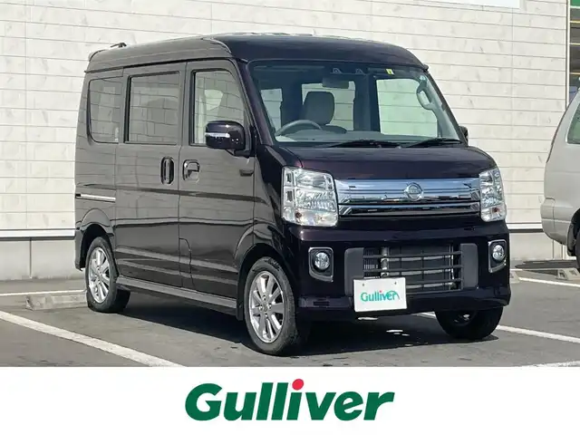 日産 ＮＶ１００クリッパー リオ G 静岡県 2022(令4)年 0.2万km ムーンライトバイオレット ワンオーナー/純正ナビ/・Bluetooth/・フルセグTV/・CD/・USB入力端子/バックカメラ/ドライブレコーダー/シートヒーター（D席）/両側パワースライドドア/アイドリングストップ/レーンキープアシスト/衝突被害軽減システム/後方コーナーセンサー/純正14インチアルミホイール/HIDヘッドライト/純正フロアマット/革巻きステアリング/ステアリングスイッチ/スマートキー/スペアキー×1