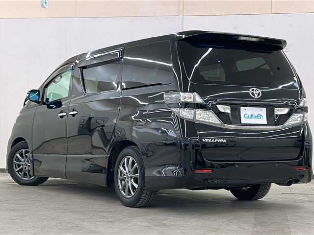 トヨタ ヴェルファイア 2．4Z プラチナセレクションⅡ 道央・札幌 2010(平22)年 18.7万km ブラック /寒冷地仕様//4WD//WAC//両側パワースライドドア//パワーバックドア//バックカメラ//社外ナビ（ＡＭ／ＦＭ／ＣＤ／ＤＶＤ）フルセグ//フリップダウンモニター//ドアバイザー//プッシュスタート//ＨＩＤヘッドライト//スマートキー//社外AW夏タイヤ付//オットマン//カーテンエアバッグ