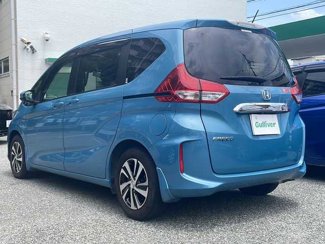 ホンダ フリード G ホンダセンシング 大阪府 2019(令1)年 3.1万km ブルーホライゾンM ワンオーナー/純正SDナビ/・DVD/CD/FM/AM/Bluetooth/・フルセグテレビ/ETC/前後ドライブレコーダー/バックカメラ/衝突軽減ブレーキ/レーンキープアシスト/クルーズコントロール/盗難防止装置/革巻きステアリング/ステアリングリモコン/両側パワースライドドア/LEDヘッドライト/オートライト/オートエアコン/スマートキー×1/プッシュスタート/12V電源/純正15インチアルミホイール/純正フロアマット/取扱説明書/ナビ取扱説明書/保証書
