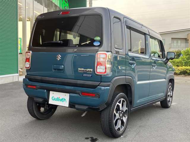 スズキ ハスラー HYBRID X 埼玉県 2020(令2)年 6.3万km デニムブルー ガンメタリック 2トーン ワンオーナー/デュアルカメラブレーキサポート/純正9型メモリーナビ/　・スマートフォン連携/　・全周囲カメラ/　・フルセグTV/　・CD/DVD再生/　・Bluetooth接続/　・USB端子/ビルトインETC/ハイビームアシスト/LEDヘッドライト/LEDフォグ/スマートキー×2/プッシュスタートボタン/前席シートヒーター/クリアランスソナー/レーンアシスト/アイドリングストップ/純正15インチAW/革巻きステアリング/ドアバイザー/保証書/取扱説明書/ナビ取扱説明書/整備記録簿（R3.R4.R5.R6）