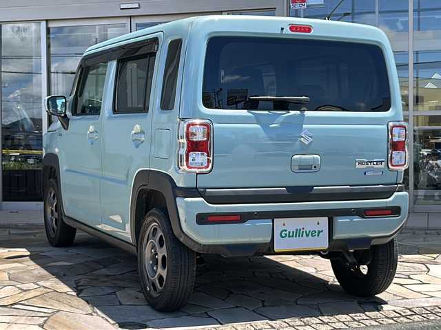 スズキ ハスラー HYBRID G 静岡県 2022(令4)年 1.3万km オフブルーM 安全装備/・デュアルセンサーブレーキサポート/・コーナーセンサー/・レーンキープアシスト/社外ナビ/・CD/DVD/Bluetooth/FM/AM/フルセグTV/主要装備/・シートヒーター　/・コーナーセンサー　/・レーザークルーズコントロール　/・アイドリングストップ　/・レーンキープ　/・ステアリングリモコン　/・スマートキー　/・純正フロアマット　/・プッシュスタート　/・純正アルミホイール
