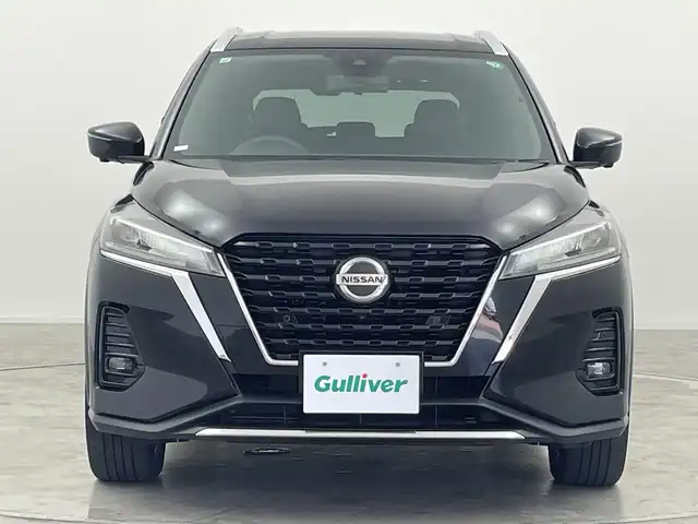 日産 キックス X 群馬県 2021(令3)年 4.6万km ピュアブラック 純正９型ナビ　全周囲カメラ　デジタルインナーミラー　プロパイロット　シートヒーター　ステアリングヒーター　ＥＴＣ　ドラレコ　ハーフレザーシート　ＬＥＤライト　オートハイビーム　スマートキー　禁煙車