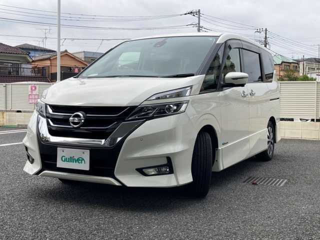 日産 セレナ ハイウェイスター Vセレクション 東京都 2018(平30)年 10.2万km ブリリアントホワイトパール 純正メモリナビ/CD/DVD/BT/BlueRay/フルセグテレビ/バックカメラ/アラウンドビューモニター/ウィンカーミラー/ドアバイザー/クルーズコントロール/ドアバイザー/プッシュスタート/両側パワースライドドア/前後コーナーセンサー/ハンズフリーオートスライドドアプッシュスタート/ETC/LEDヘッドライト