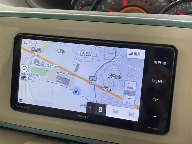 ダイハツ ムーヴ キャンバス G メイクアップ VS SAⅢ 大阪府 2021(令3)年 3.6万km パールホワイトⅢ/ファインミントメタリック 2トーン 社外７インチナビ/Bluetooth/CD/DVD/フルセグ/両側電動スライド/全方位カメラ/LEDヘッドライト/オートライト/オートハイビーム/ドラレコ（前後）/ETC/リアソナー/シートヒーター（D席）/衝突軽減/純正マット/バイザー/プッシュスタート/スマートキー/ステアリングリモコン