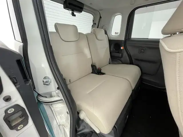 ダイハツ ムーヴ キャンバス G メイクアップ VS SAⅢ 大阪府 2021(令3)年 3.6万km パールホワイトⅢ/ファインミントメタリック 2トーン 社外７インチナビ/Bluetooth/CD/DVD/フルセグ/両側電動スライド/全方位カメラ/LEDヘッドライト/オートライト/オートハイビーム/ドラレコ（前後）/ETC/リアソナー/シートヒーター（D席）/衝突軽減/純正マット/バイザー/プッシュスタート/スマートキー/ステアリングリモコン