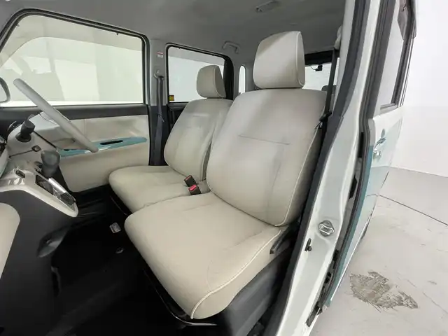 ダイハツ ムーヴ キャンバス G メイクアップ VS SAⅢ 大阪府 2021(令3)年 3.6万km パールホワイトⅢ/ファインミントメタリック 2トーン 社外７インチナビ/Bluetooth/CD/DVD/フルセグ/両側電動スライド/全方位カメラ/LEDヘッドライト/オートライト/オートハイビーム/ドラレコ（前後）/ETC/リアソナー/シートヒーター（D席）/衝突軽減/純正マット/バイザー/プッシュスタート/スマートキー/ステアリングリモコン