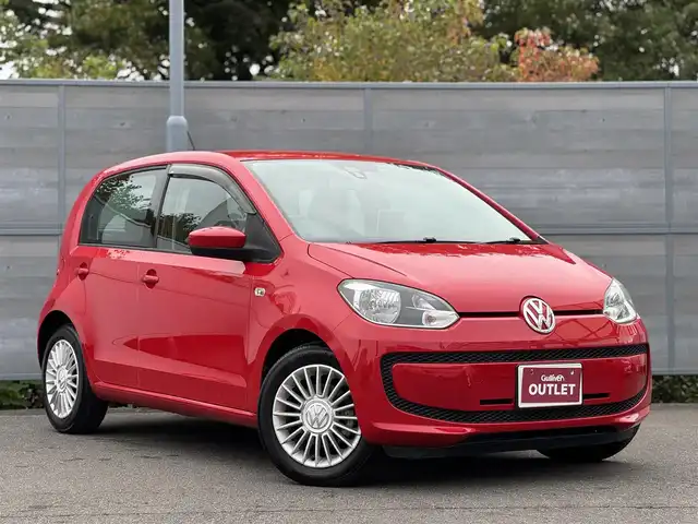 フォルクスワーゲン アップ！ ムーブアップ！ 三重県 2013(平25)年 4万km トルネードレッド パナソニックポータブルナビ/バックカメラ/ETC/ドライブレコーダー前後/純正15インチアルミホイール/純正オーディオ/純正フロアマット/シートリフター /キーレスキー