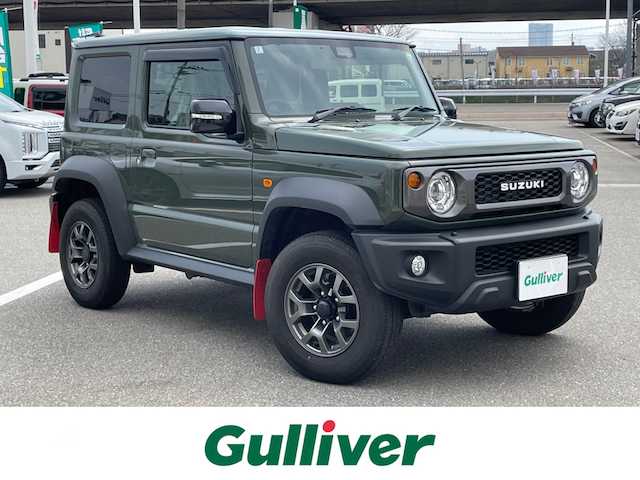 スズキ ジムニー シエラ JC 石川県 2024(令6)年 1.5万km Ｄグリーン 4WD/社外メモリーナビ/フルセグTV/バックカメラ/レーダーブレーキ/純正アルミホイール/スマートキー/プッシュスタート/電動ミラー/クルーズコントロール/マッドフラップ/LEDヘッドライト/ETC