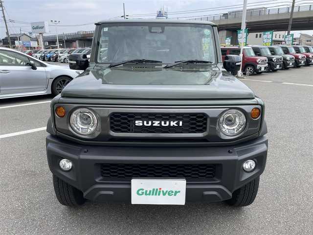 スズキ ジムニー シエラ JC 石川県 2024(令6)年 1.5万km Ｄグリーン 4WD/社外メモリーナビ/フルセグTV/バックカメラ/レーダーブレーキ/純正アルミホイール/スマートキー/プッシュスタート/電動ミラー/クルーズコントロール/マッドフラップ/LEDヘッドライト/ETC
