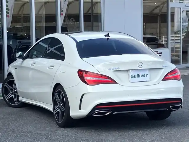 メルセデス・ベンツ ＣＬＡ２５０ シュポルト 4MATIC 山口県 2017(平29)年 6.1万km カルサイトホワイト 純正ナビ＆バックカメラ/　&フルセグTV/純正フロアマット/純正LEDヘッドライト/純正フォグランプ/純正18インチアルミ/エンジンプッシュスタート/フロントパワーシート/　＆シートヒーター/ハーフレザーシート/オートライト/パドルシフト