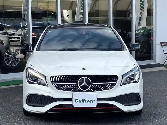 メルセデス・ベンツ ＣＬＡ２５０ シュポルト 4MATIC 山口県 2017(平29)年 6.1万km カルサイトホワイト 純正ナビ＆バックカメラ/　&フルセグTV/純正フロアマット/純正LEDヘッドライト/純正フォグランプ/純正18インチアルミ/エンジンプッシュスタート/フロントパワーシート/　＆シートヒーター/ハーフレザーシート/オートライト/パドルシフト