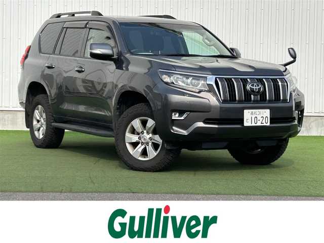 トヨタ ランドクルーザー プラド TX 香川県 2020(令2)年 7.3万km グレーメタリック 登録時走行距離：72095km/禁煙車　/純正ディーラーナビ　/４ＷＤ　/ワンオーナー　/ＥＴＣ　/純正ＡＷ　/ステップ有/バックカメラ　/前方ドラレコ　/ＭＴモード付ＡＴ　/クルコン　/レーンキープアシスト　/取説　/記録簿　/ＬＥＤヘッドライト　/衝突軽減