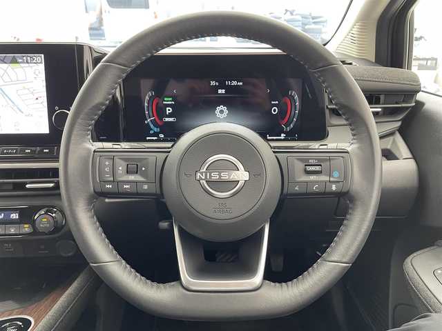 日産 オーラ G レザーエディション 滋賀県 2024(令6)年 0.7万km 黒 禁煙車/プロパイロット/BOSEサウンド/純正9型ナビ/【フルセグTV/Bluetooth//AppleCarPlay/AndroidAuto】/ETC2.0/アラウンドビューモニター/ワイヤレス充電/インテリジェントルームミラー/LEDライト/オートホールド/エマージェンシーブレーキ/レザーシート/スマートキー