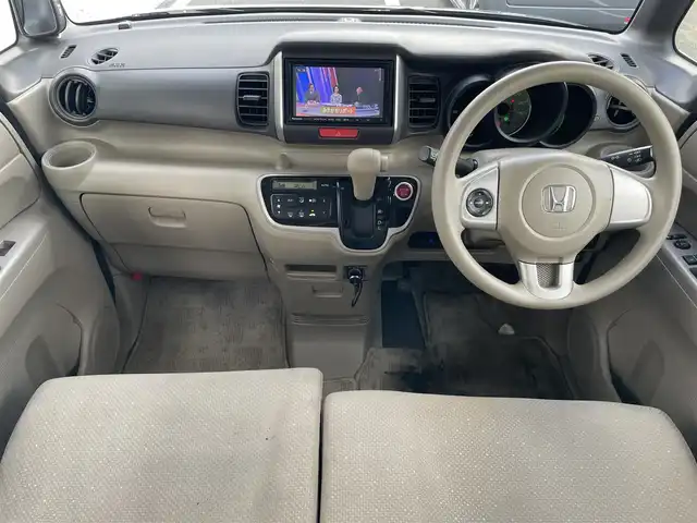 ホンダ Ｎ ＢＯＸ G Lパッケージ 千葉県 2013(平25)年 10.4万km クリスタルブラックパール (株)IDOMが運営する【じしゃロン八千代店】の自社ローン対象車両になります。こちらは現金またはオートローンご利用時の価格です。自社ローンご希望の方は別途その旨お申付け下さい/社外ナビ（CD・DVD）/フルセグテレビ/バックカメラ/ETC