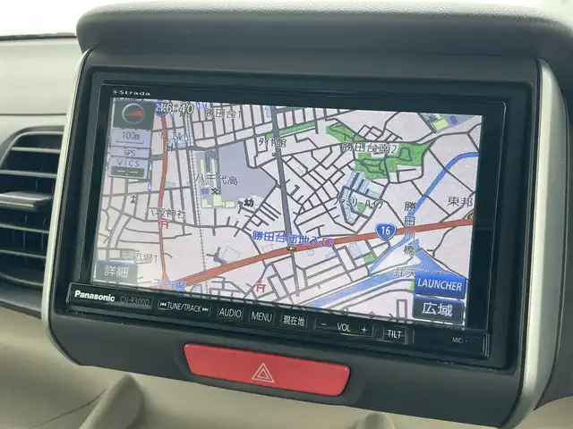 ホンダ Ｎ ＢＯＸ G Lパッケージ 千葉県 2013(平25)年 10.4万km クリスタルブラックパール (株)IDOMが運営する【じしゃロン八千代店】の自社ローン対象車両になります。こちらは現金またはオートローンご利用時の価格です。自社ローンご希望の方は別途その旨お申付け下さい/社外ナビ（CD・DVD）/フルセグテレビ/バックカメラ/ETC
