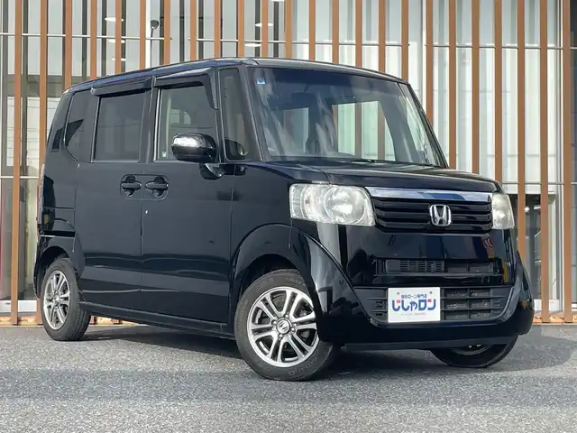 ホンダ Ｎ ＢＯＸ G Lパッケージ 千葉県 2013(平25)年 10.4万km クリスタルブラックパール (株)IDOMが運営する【じしゃロン八千代店】の自社ローン対象車両になります。こちらは現金またはオートローンご利用時の価格です。自社ローンご希望の方は別途その旨お申付け下さい/社外ナビ（CD・DVD）/フルセグテレビ/バックカメラ/ETC