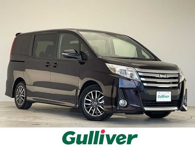 トヨタ ノア Si 愛知県 2015(平27)年 4.1万km ボルドーマイカメタリック 純正９型SDナビ/バックカメラ/純正アルミホイール/LEDヘッドライト/オートライト/ドライブレコーダー/ETC/フルセグ/CD/DVD/Bluetooth/ステアリングスイッチ/スマートキー/プッシュスタート