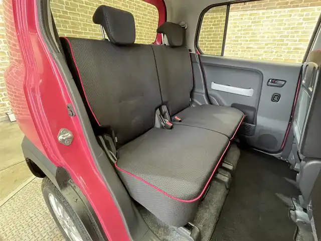 スズキ ハスラー G 岩手県 2015(平27)年 4.2万km キャンディピンクメタリック/ホワイト2トーンルーフ ４WD/レーダーブレーキサポート/横滑り防止装置/アイドリングストップ/ヒルディセントコントロール/グリップコントロール/シートヒーター/ヘッドライトレベライザー/CDオーディオ/オートエアコン/ベンチシート/助手席アンダーボックス/純正フロアマット/社外14インチアルミホイール/フォグランプ/ドアバイザー