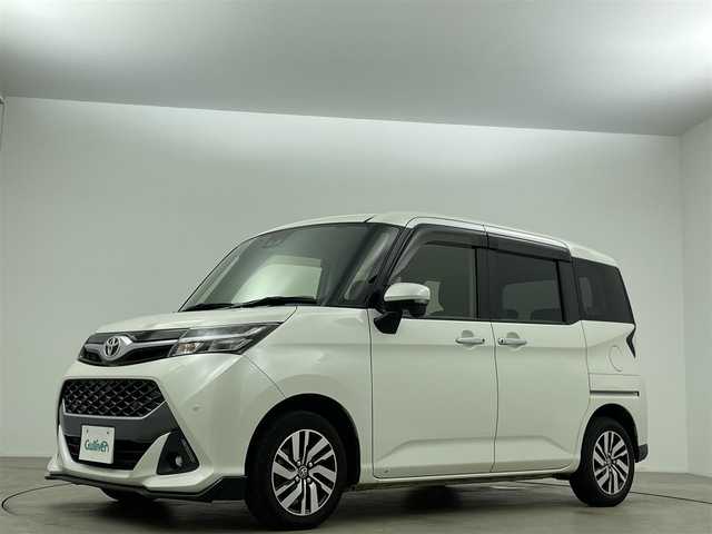 トヨタ タンク カスタムG 東京都 2019(平31)年 4.5万km パールホワイトⅢ 純正SDナビ/　Bluetooth/CD/ワンセグTV/バックカメラ/両側パワースライドドア/衝突回避支援ブレーキ/クルーズコントロール/ビルトインETC/LEDヘッドライト/フォグランプ/オートライト/オートマチックハイビーム/コーナーセンサー/純正14インチアルミホイール/アイドリングストップ/プッシュスタート/スマートキー/USB接続/電動格納ミラー/ウインカーミラー/ドアバイザー/フロアマット/保証書/取扱説明書