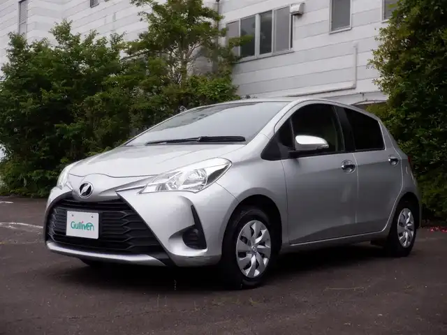 トヨタ ヴィッツ F セーフティーエディションⅡ 静岡県 2018(平30)年 6.2万km シルバーM  スマートキー/ プッシュスタート/ 純正SDナビ/ バックカメラ/ ビルトインETC/ 前後ドライブレコーダー