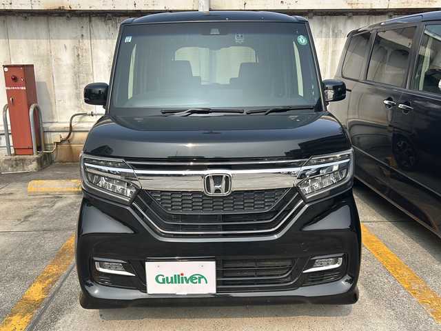 ホンダ Ｎ ＢＯＸ カスタム G L ターボ ホンダセンシング 広島県 2017(平29)年 8.6万km クリスタルブラックパール 禁煙/純正9型ナビ/・Bluetooth接続/・フルセグテレビ/・ApplecarPlay/両側パワースライドドア/バックカメラ/ドラレコ/ETC/パドルシフト/ターボ/スペアキー/コーナーセンサー/サポカー
