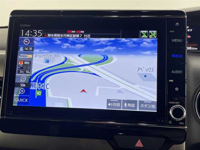 ホンダ Ｎ ＢＯＸ カスタム L ターボ スタイル+ブラック 熊本県 2022(令4)年 1.6万km クリスタルブラックパール 純正ナビ（ＣＤ・ＤＶＤ・フルセグ・ＢＴ・ＳＤ・ＵＳＢ）/バックカメラ　/社外前後ドライブレコーダー　/ビルトインＥＴＣ　/両側パワースライドドア　/後ろのみコーナーセンサー　/前席シートヒーター/ホンダセンシング/・衝突軽減ブレーキ/・レーンキープアシスト/・先行車発進お知らせ機能/・路外逸脱制御機能/・標識認識機能/・レーダークルーズコントロール/横滑り防止/パドルシフト/ハーフレザーシート/純正フロアマット/純正１５インチAW/オートライト/LEDヘッドライト/フォグライト/スマートキー/プッシュスタート/スペアキー1本/保証書/取扱説明書