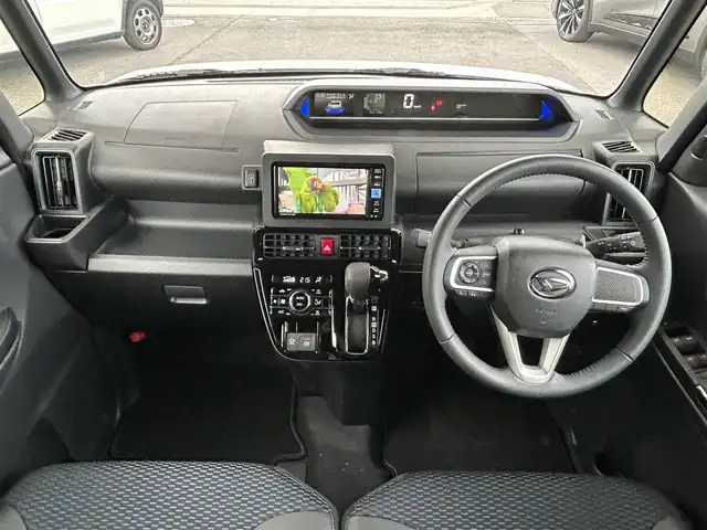 ダイハツ タント カスタム RS 奈良県 2023(令5)年 0.6万km シャイニングホワイトパール ワンオーナー/シートヒーター/ハーフレザー/ドラレコ/ビルドインETC/両側パワースライド/オートライト/LEDライト/フルセグTV/アイドリングストップ/バックカメラ/コーナーセンサー/純正ナビ/取扱説明書/保証書
