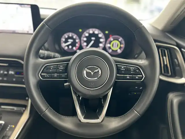 マツダ ＣＸ－６０ 25S Lパッケージ 東京都 2025(令7)年 0.2万km ロジウムホワイトプレミアムメタリック 外部検査済み/純正ナビ/フルセグTV/Bluetoothオーディオ/全方位カメラ/ETC/前後ドライブレコーダー/レザーシート(グレージュ)/前席パワーシート／全席シートヒーター/LEDヘッドランプ/前後コーナーセンサー/純正20インチAW/スマートキー×2/保証書/取扱説明書