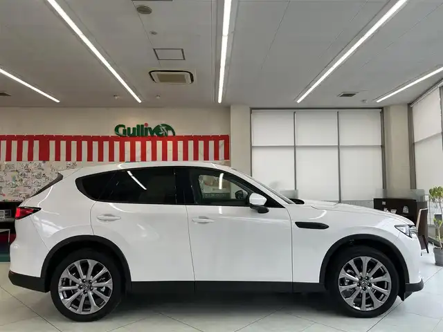 マツダ ＣＸ－６０ 25S Lパッケージ 東京都 2025(令7)年 0.2万km ロジウムホワイトプレミアムメタリック 外部検査済み/純正ナビ/フルセグTV/Bluetoothオーディオ/全方位カメラ/ETC/前後ドライブレコーダー/レザーシート(グレージュ)/前席パワーシート／全席シートヒーター/LEDヘッドランプ/前後コーナーセンサー/純正20インチAW/スマートキー×2/保証書/取扱説明書