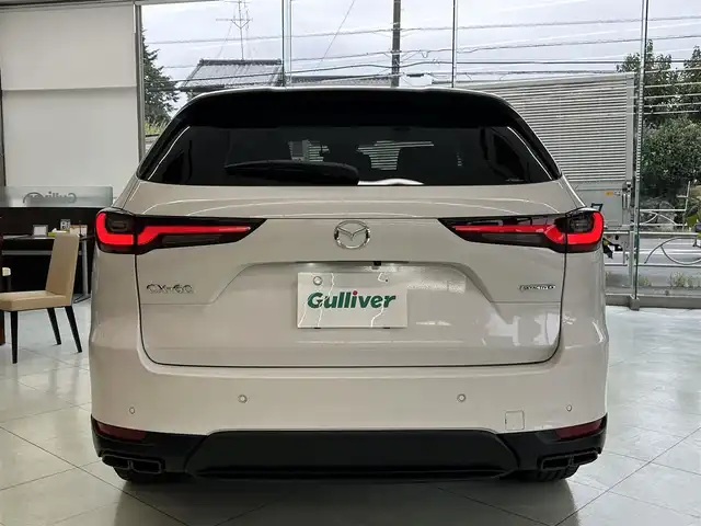 マツダ ＣＸ－６０ 25S Lパッケージ 東京都 2025(令7)年 0.2万km ロジウムホワイトプレミアムメタリック 外部検査済み/純正ナビ/フルセグTV/Bluetoothオーディオ/全方位カメラ/ETC/前後ドライブレコーダー/レザーシート(グレージュ)/前席パワーシート／全席シートヒーター/LEDヘッドランプ/前後コーナーセンサー/純正20インチAW/スマートキー×2/保証書/取扱説明書