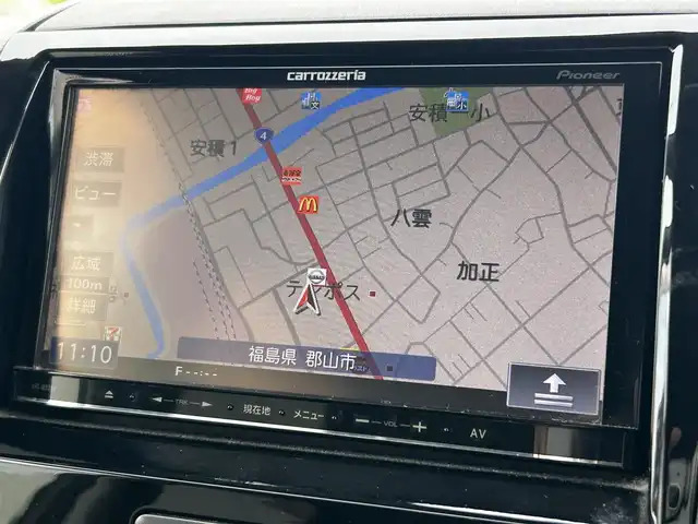 日産 ルークス ハイウェイスター リミテッド 福島県 2011(平23)年 7.2万km ミステリアスバイオレットパール 社外ナビゲーション/型番：AVIC-MRZ99/【BT/TV】/バックカメラ/ETC/片側電動スライドドア/HIDオートライト/純正フロアマット/純正ドアバイザー