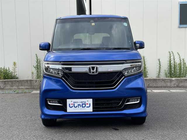 ホンダ Ｎ ＢＯＸ カスタム G L ターボ ホンダセンシング 福島県 2018(平30)年 13.6万km 青Ｍ (株)IDOMが運営する【じしゃロン福島店】の自社ローン専用車両になります。こちらは現金またはオートローンご利用時の価格です。自社ローンご希望の方は別途その旨お申付け下さい/純正ナビ（AM/FM/CD/DVD/BT)/フルセグテレビ/バックカメラ/両側パワースライドドア/ビルトインETC/クルーズコントロール/パドルシフト/後部コーナーセンサー/オートライト/純正マット/バイザー/横滑り防止装置/衝突被害軽減ブレーキ