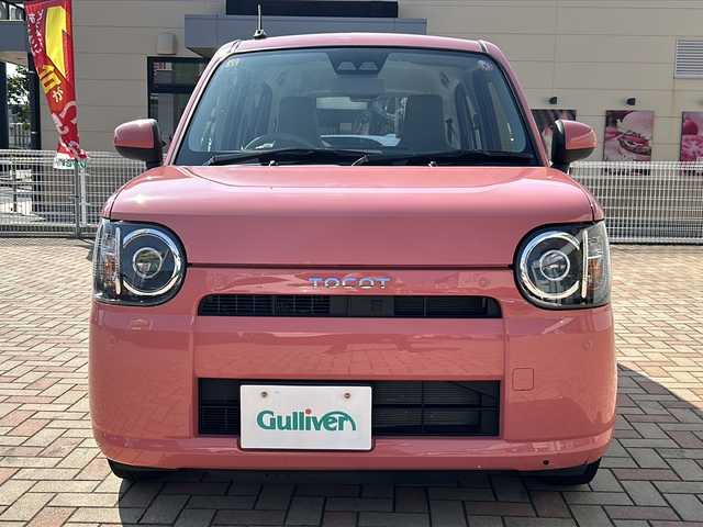 ダイハツ ミラ トコット L SA Ⅲ 鳥取県 2018(平30)年 1.8万km ジューシーピンクM ワンオーナー/フルタイム４WD/純正キーレス/純正オーディオ/プリクラッシュ/オートハイビーム/トラクションコントロール/クリアランスソナー/フロアマット/ドアバイザー/社外AWラジアル4本積込/保証書・取説