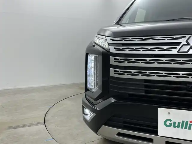 三菱 デリカＤ：５ P 岡山県 2019(令1)年 5.5万km ダイヤモンドブラックマイカ 純正10.1インチナビ /（CD/DVD/BT/フルセグ）/衝突軽減ブレーキ /両側電動スライド /全方位カメラ/レーダークルーズコントロール /ビルトインETC/シートヒーター/LEDヘッドライト /ドライブレコーダー/電動リアゲート/オートハイビーム/プッシュスタート/USB接続/スマートキー/パドルシフト/純正フロアマット/純正アルミホイール