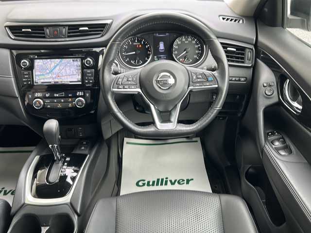 日産 エクストレイル 20Xi 神奈川県 2019(平31)年 5.8万km ブリリアントホワイトパール 4WD/ワンオーナー/純正ナビ(CD/DVD/SD/AUX/USB/BT/フルセグTV)/全方位カメラ/プロパイロット/エマージェンシーブレーキ/車線逸脱警告/クリアランスソナー/レーダークルーズコントロール/カプロンシート/全席シートヒーター/ミラーヒーター/ETC/前方ドライブレコーダー/パワーバックドア/ルーフレール/デジタルインナーミラー/ISOFIX/社外AW付冬タイヤ積込/スペアキー×1/保証書/取扱説明書