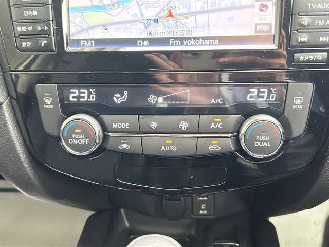 日産 エクストレイル 20Xi 神奈川県 2019(平31)年 5.8万km ブリリアントホワイトパール 4WD/ワンオーナー/純正ナビ(CD/DVD/SD/AUX/USB/BT/フルセグTV)/全方位カメラ/プロパイロット/エマージェンシーブレーキ/車線逸脱警告/クリアランスソナー/レーダークルーズコントロール/カプロンシート/全席シートヒーター/ミラーヒーター/ETC/前方ドライブレコーダー/パワーバックドア/ルーフレール/デジタルインナーミラー/ISOFIX/社外AW付冬タイヤ積込/スペアキー×1/保証書/取扱説明書