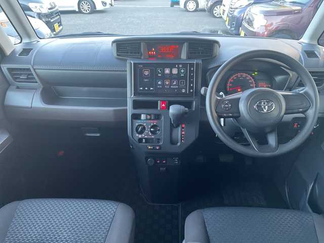 トヨタ ルーミー X 神奈川県 2025(令7)年 0.2万km ブラックマイカメタリック ワンオーナー/純正ディスプレイオーディオ(BT/USB/HDMI)/フルセグTV（キャンセラー付き)/バックカメラ/トヨタセーフティセンス/オートハイビーム/横滑り防止装置/パーキングセンサー/前席シートヒーター/左側パワースライドドア/右イージークローザードア/LEDヘッドライト/フォグランプ/アイドリングストップ/ビルトインETC2.0/純正ドアバイザー/社外フロアマット/保証書/取扱説明書