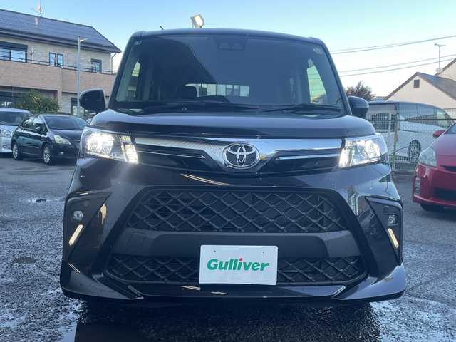 トヨタ ルーミー X 神奈川県 2025(令7)年 0.2万km ブラックマイカメタリック ワンオーナー/純正ディスプレイオーディオ(BT/USB/HDMI)/フルセグTV（キャンセラー付き)/バックカメラ/トヨタセーフティセンス/オートハイビーム/横滑り防止装置/パーキングセンサー/前席シートヒーター/左側パワースライドドア/右イージークローザードア/LEDヘッドライト/フォグランプ/アイドリングストップ/ビルトインETC2.0/純正ドアバイザー/社外フロアマット/保証書/取扱説明書