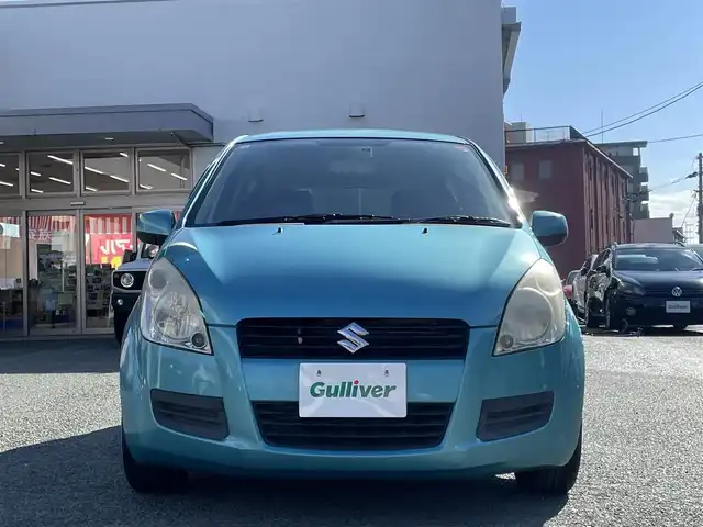 スズキ スプラッシュ 熊本県 2009(平21)年 12.7万km ラグーンターコイズメタリック2 ワンオーナー/純正ナビ（NVA‐MS3280）/【ワンセグTV/DVD/CD】/電動格納ミラー/盗難防止装置/15インチ純正アルミホイール/純正フロアマット/ドライブレコーダー
