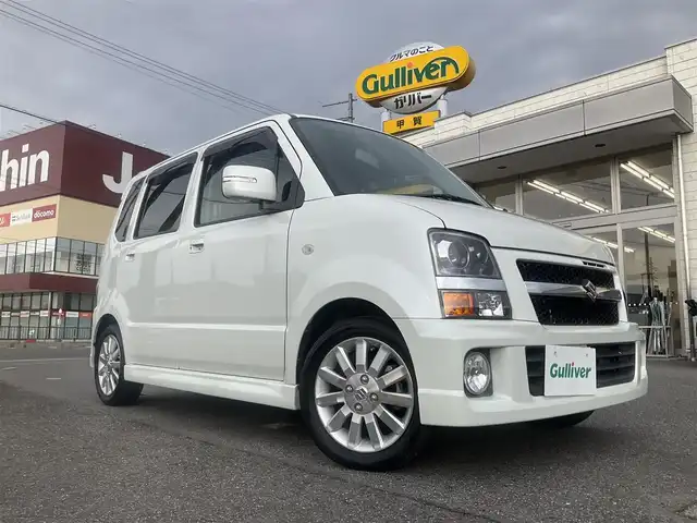スズキ ワゴンＲ RR－S LTD 滋賀県 2008(平20)年 5.1万km パールホワイト ・ターボ車/・HIDヘッドライト/・フォグランプ/・純正オーディオ/CD/MD再生/・ETC/・純正14 インチアルミホイール/・純正フロアマット/・ドアバイザー/・ウィンカーミラー/・スペアタイヤ/・取扱説明書