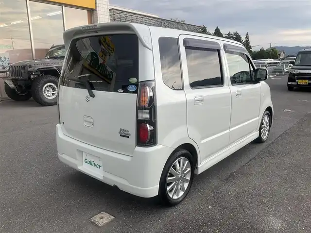 スズキ ワゴンＲ RR－S LTD 滋賀県 2008(平20)年 5.1万km パールホワイト ・ターボ車/・HIDヘッドライト/・フォグランプ/・純正オーディオ/CD/MD再生/・ETC/・純正14 インチアルミホイール/・純正フロアマット/・ドアバイザー/・ウィンカーミラー/・スペアタイヤ/・取扱説明書