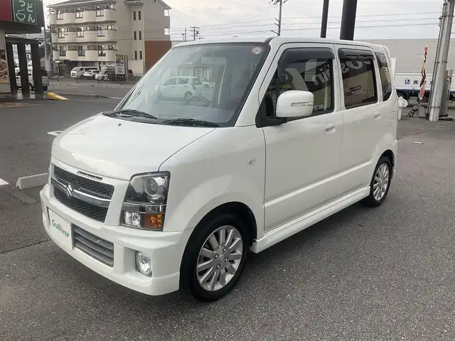 スズキ ワゴンＲ RR－S LTD 滋賀県 2008(平20)年 5.1万km パールホワイト ・ターボ車/・HIDヘッドライト/・フォグランプ/・純正オーディオ/CD/MD再生/・ETC/・純正14 インチアルミホイール/・純正フロアマット/・ドアバイザー/・ウィンカーミラー/・スペアタイヤ/・取扱説明書