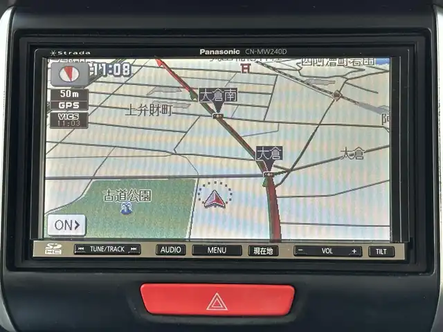 ホンダ Ｎ ＢＯＸ カスタム G Lパッケージ 三重県 2013(平25)年 12.9万km ポリッシュドメタルメタリック ♪ワンオーナー♪/ストラダナビ/　・フルセグ/　・DVD/バックカメラ/パワースライドドア/HIDヘッドライト/フォグライト/スマートキー/ルーフコンソール/3眼ヘッドライト/オートライト/ターンミラー/電動格納ミラー/ステアリングスイッチ/ETC