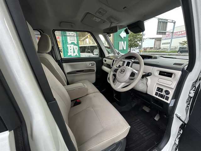 ダイハツ ムーヴ キャンバス G メイクアップ SA Ⅲ 茨城県 2017(平29)年 4万km パールホワイトⅢ/シルキーブルーパール 2トーン ワンオーナー/純正SDナビ/　（CD/DVD/BT/フルセグ）/バックカメラ/ドライブレコーダー/衝突軽減システム/両側パワースライドドア/LEDヘッドライト/純正フロアマット/スマートキー/アイドリングストップ/ステアリングスイッチ/ドアバイザー/電動格納ミラー/オートライト/保証書/取扱説明書/スペアキー1本